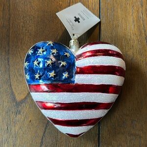 Christopher Radko ‘Brave Heart’ 9/11 Commemorative Blown Glass Ornament